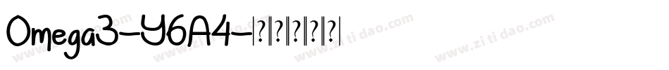 Omega3-Y6A4字体转换