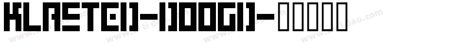 Klasted-DOOgd字体转换