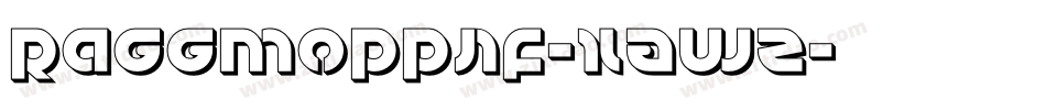 RaggMoppNf-XAwZ字体转换