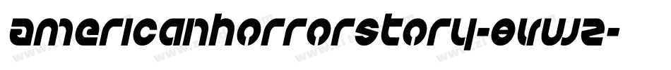 AmericanHorrorStory-8VwZ字体转换