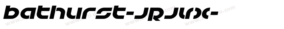 Bathurst-JRJVx字体转换