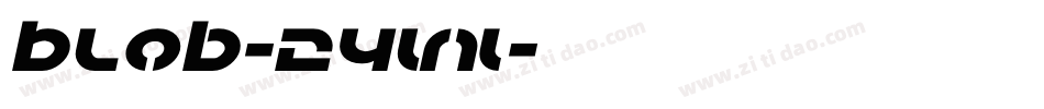 Blob-24VX字体转换