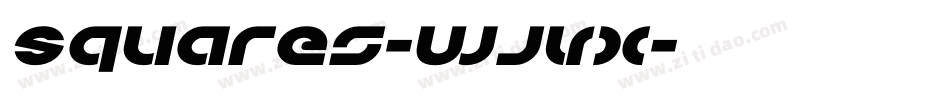 Squares-wJVx字体转换