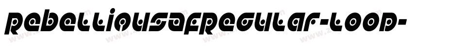 RebelliousAfRegular-l00D字体转换