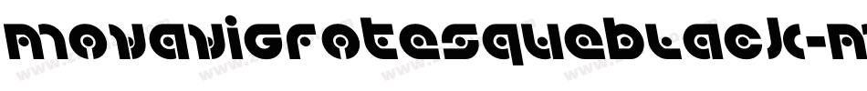 MovaviGrotesqueBlack-M33e字体转换