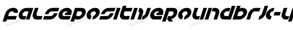 FalsePositiveRoundBrk-y4dd字体转换