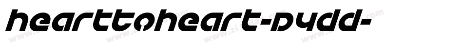 HeartToHeart-D4dd字体转换