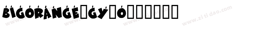 BigOrange-GY9O字体转换