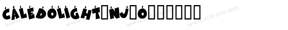 CaledoLight-nj9O字体转换