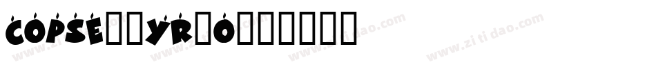 Copse-6YR9o字体转换
