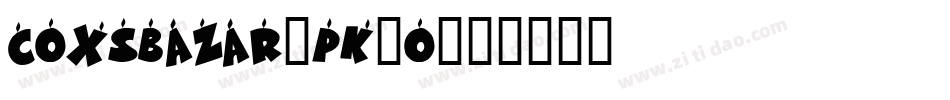 CoxsBazar-pK9O字体转换