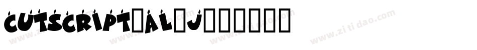 Cutscript-aL4J字体转换