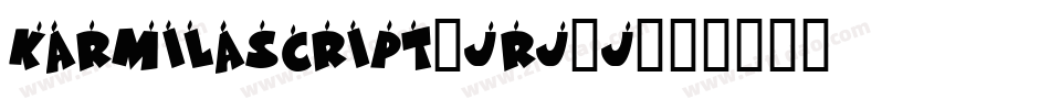 KarmilaScript-JRJ4j字体转换
