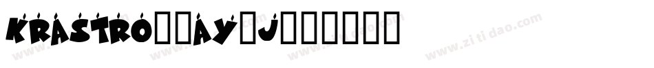 KrAstro1-ay4J字体转换 KrAstro1-ay4J字体转换