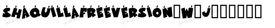ShaquillaFreeVersion-w4J8字体转换