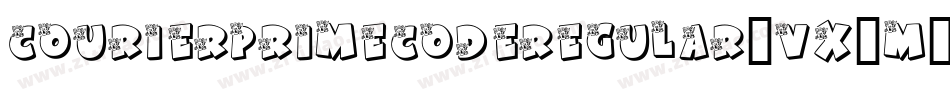 CourierprimecodeRegular-vx0M字体转换