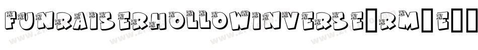 FunRaiserHollowInverse-RM8e字体转换