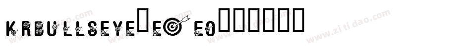 KrBullseye-e2EO字体转换