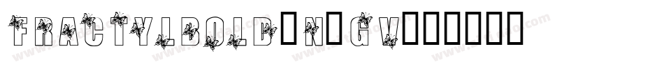 FractylBold-n3gV字体转换