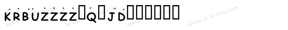 KrBuzzzz-q3jd字体转换