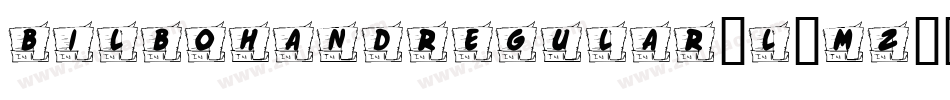 BilboHandRegular-L3MZ字体转换