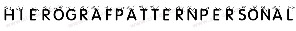HierografPatternPersonalUse-26eW字体转换 HierografPatternPersonalUse-26eW字体转换