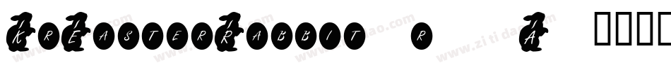 KrEasterRabbit-r37A字体转换