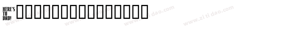 Fatherhand字体转换