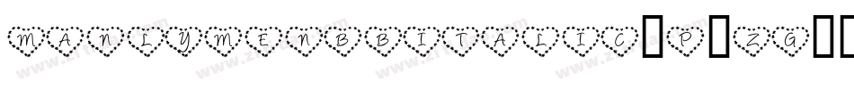 ManlymenBbItalic-P1Zg字体转换
