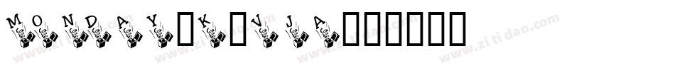 Monday-K7VjA字体转换