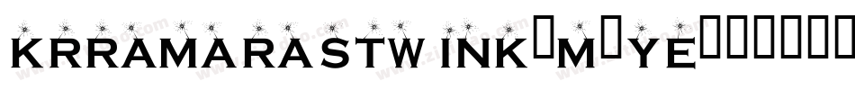 KrRamarasTwink-M7ye字体转换