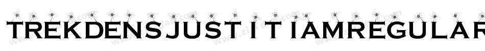 TrekdensJustitiamRegular-g7yE字体转换