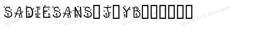 SadieSans-J1YB字体转换