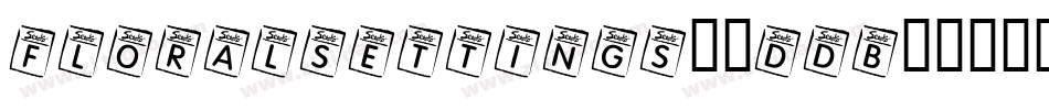 FloralSettings-1DdB字体转换