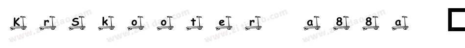 KrSkooter-a88a字体转换