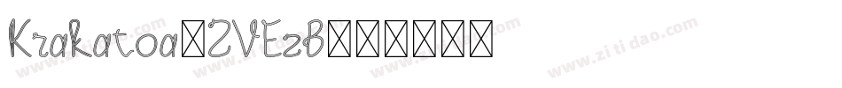 Krakatoa-ZVEzB字体转换