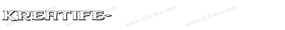 Kreatife字体转换