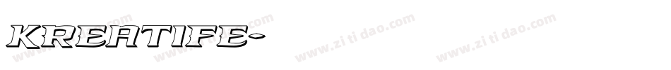 Kreatife字体转换
