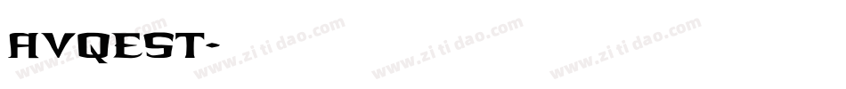 AvQest字体转换