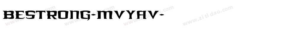 BeStrong-MVYAv字体转换