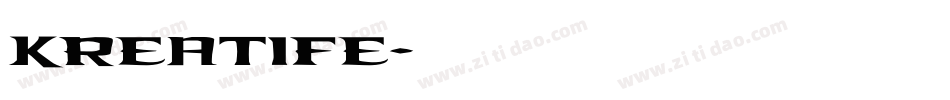 Kreatife字体转换