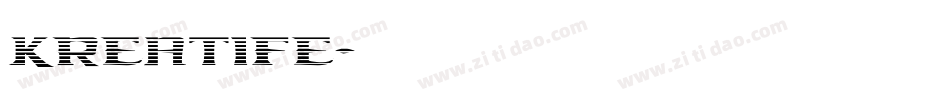Kreatife字体转换