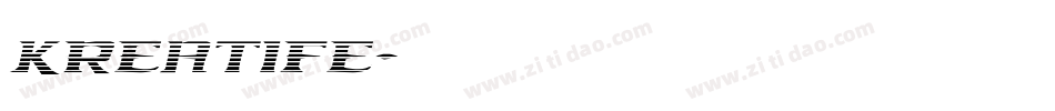 Kreatife字体转换