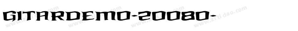 GitarDemo-2OO8o字体转换