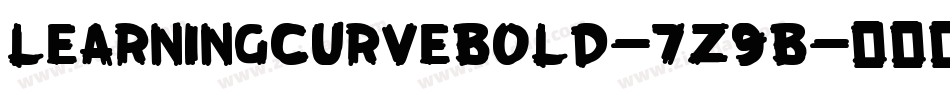 LearningcurveBold-7Z9B字体转换