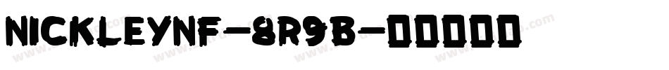 NickleyNf-8R9B字体转换