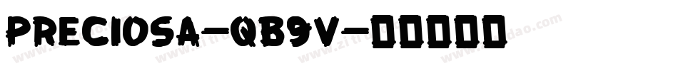 Preciosa-qB9V字体转换