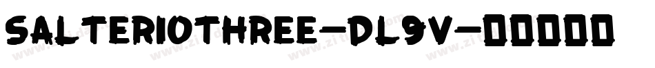 SalterioThree-dl9V字体转换