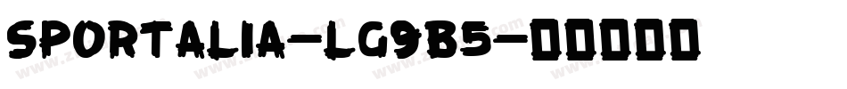 Sportalia-lg9B5字体转换 Sportalia-lg9B5字体转换