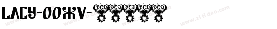 Lacy-0oXv字体转换